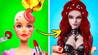 Barbie Tersesat &amp; Jadi Vampir 🧛🏻‍♀️😱 Kerajinan &amp; Kiat Terbaik Cara Menjadi Vampir oleh Dunia La La