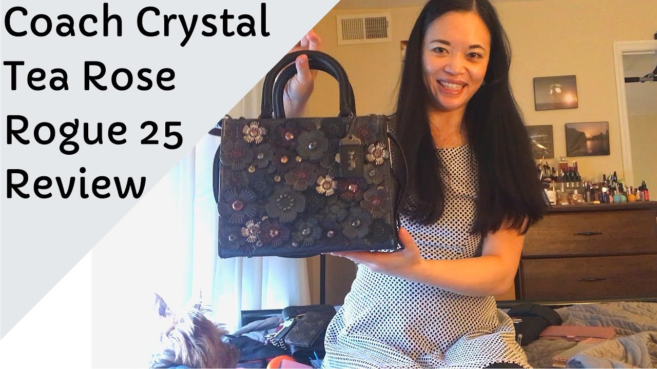 Coach Rogue 25 w/Crystal Tea Roses: Initial Review & What Fits 