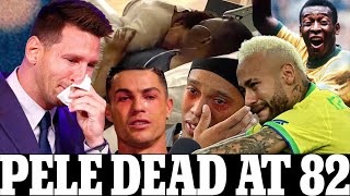 🛑FOOTBALL PLAYERS REACTION TO LOSS OF PELÉ | Neymar, Cristiano Ronaldo, Kylian Mbappe & Lionel Messi