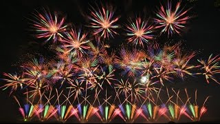【ノーカット】2016　感動日本一・赤川花火大会　エンディング　Akagawa Fireworks Ending 24inch shells