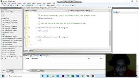 Cara membuat Crud database menggunakan bahasa C#