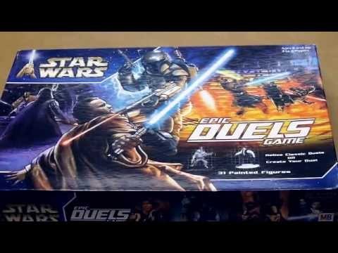 Star Wars Epic Duels Board Game Replacement Parts Instructions Cards Wound Die 