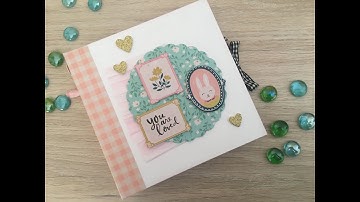 TUTORIAL - Álbum scrapbooking FÁCIL para principiantes.