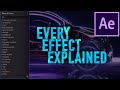 Every Effect Explained in Adobe AFTER EFFECTS CC - Episode 1 (Intro & Presets)