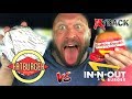 IN-N-OUT Out Double Double Burger VS Fatburger XXL  Burgers Food Review Challenge - Ryback TV