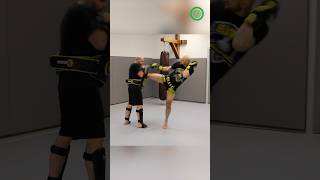 Muay Thai Training - Working the Rear Body Kick with Kieran Keddle