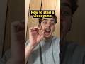 How to start a videogame! #gamedev #gamedevelopment #gamedevblog
