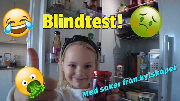 BLINDTEST | Med saker från Kylskåpet 😁🤮