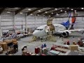 KF Aerospace - B737-300 Quick Change Combi Conversion Timelapse