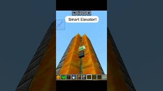 Secret Smart Elevator in Minecraft! 😱 #shorts