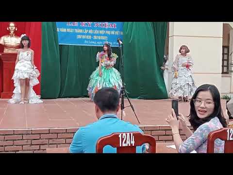 Video cười sái hàm - hội thi - Thời trang tái chế - Trường... - youtube
