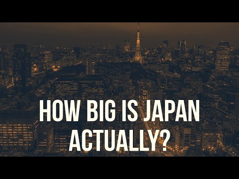 Japan - How Big is Japan 🇯🇵 Actually?