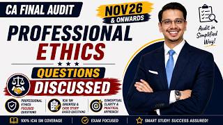 Professional Ethics Questions | CA Final Audit | Question Bank Series | Nov '26 & Onwards
