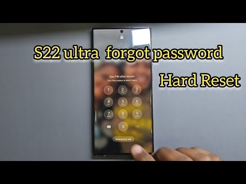 samsung galaxy S22 ultra Hard reset / factory reset | s22/s22+/s22 ultra password forget removed