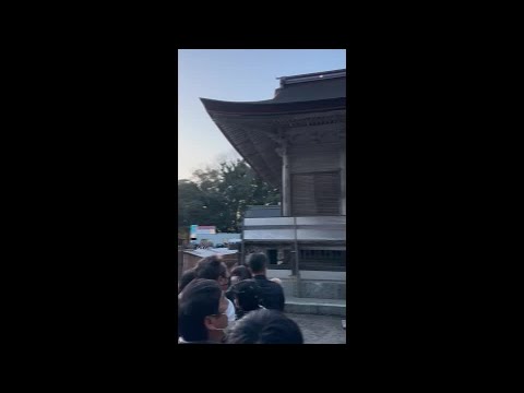 Exclusive Video: Japanese Shrine Shakes and Creaks as Strong Earthquake Hits 