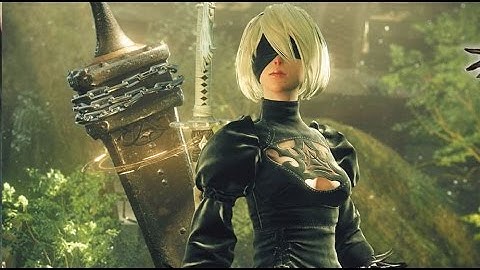 NieR: Automata PS4 Demo, Full Walkthrough on PS4 Pro (1080p, 60 FPS)