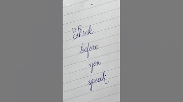 How to write cursive writing | Motivational Quotes in Cursive Handwriting #shorts #handwriting #art