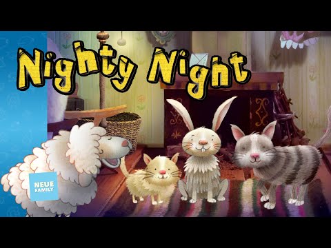 Say Goodnight to All Little Animals Cat, Duck, Spider & more in Nighty Night!