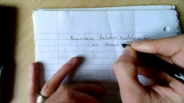 Annuities Lesson #1 - Recurrence Relation