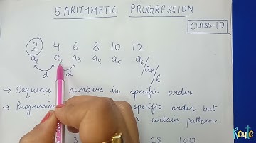 Concepts and formulas ll Arithmetic progression ll Class 10 ll Chapter 5