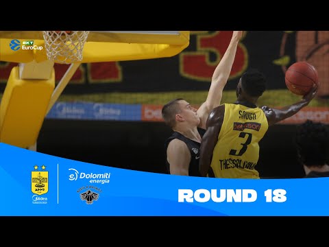 Aris Midea Thessaloniki-Dolomiti Energia Trento | Round 18 Highlights | 2023-24 BKT EuroCup