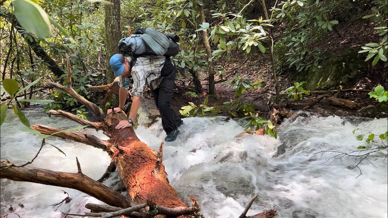 AT Thru Hike Day 68 | Fording Streams And Hiker Parkour - YouTube