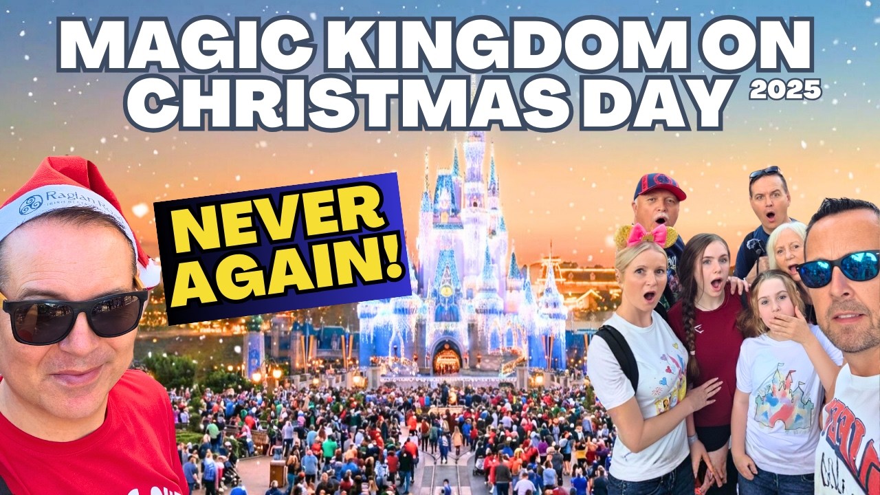 Disney World on Christmas Day | Florida Crowds, Characters & Christmas Magic Walt Disney World