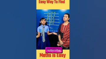 LCM In Easy Way | How To Find LCM of 2 Numbers| LCM Short Trick #ytshorts #shorts #fun #mathtricks