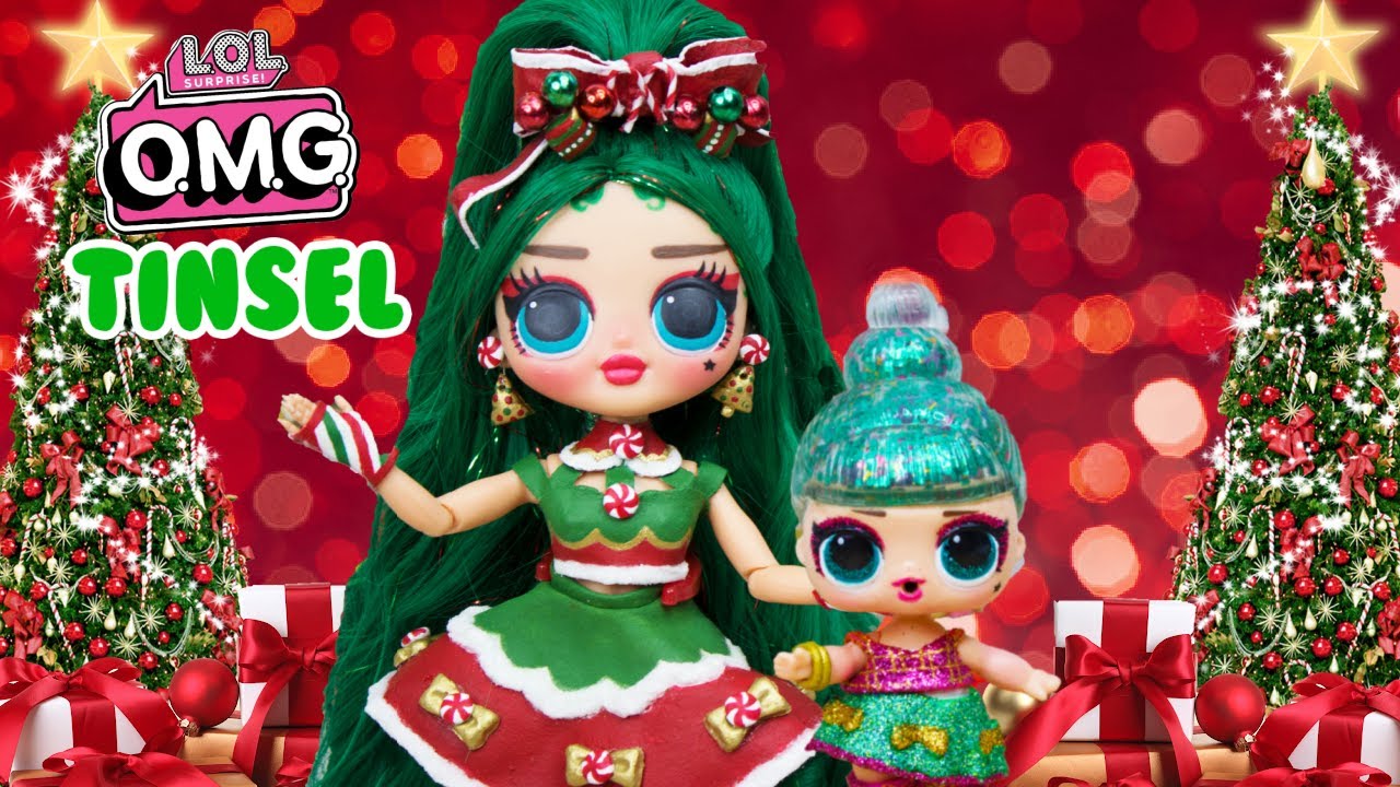 LOL OMG Makeover DIY Tinsel Big Sister OMG Fashion Doll - YouTube