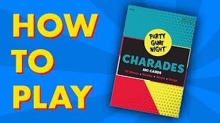 HOW TO PLAY - Party Game Night CHARADES - University Games screenshot 1