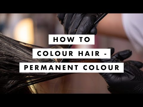 Video: Hur applicerar man nästan permanent färg?