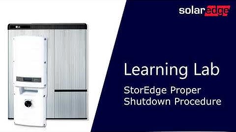 StorEdge Proper Shutdown