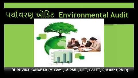 AUDITING, Sem 5, Lecture 2 l 17 , Environmental Audit, Prof  Dhruvika Kanabar, AKDMC