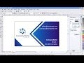 How to create a Company business card - Corel Draw