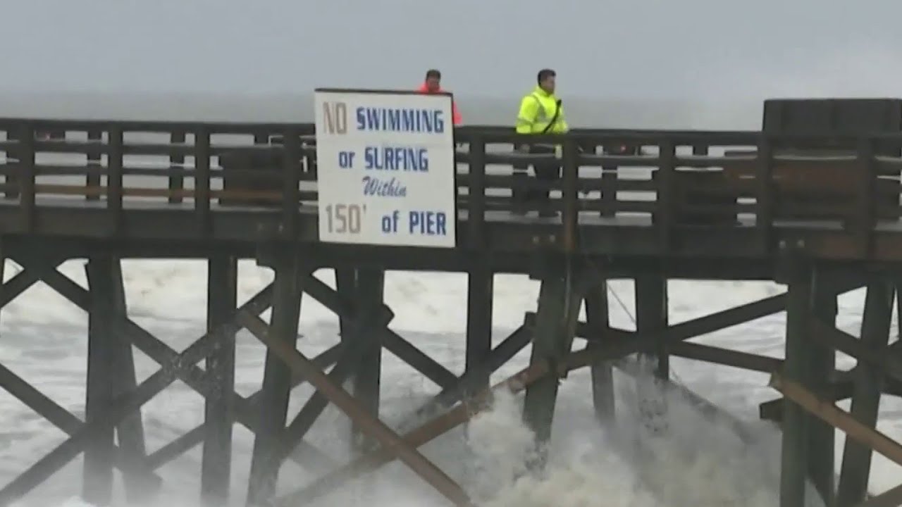 newspaper mockup Effects of Hurricane Dorian roll out of Flagler Beach