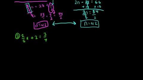 Solving Multi-Step Equations with Fractions & Decimals