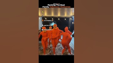 Ranking The Best Family Halloween Costumes 🎃✨ (Part 2) #halloween #tiktok