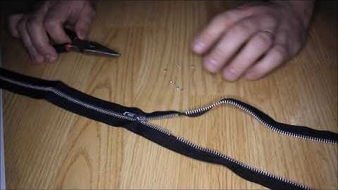 Shortening a Separating Zipper