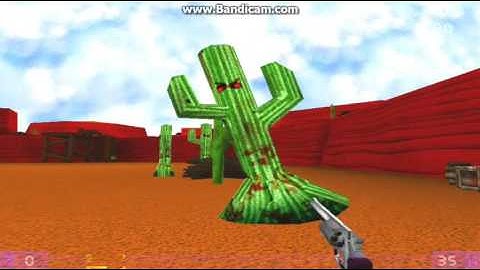 Unreal - Salvage Storm mod - Cactusman attack!