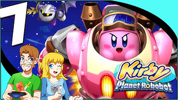 Kirby Planet Robobot 3DS Walkthrough Part 7 MECHA KNIGHT