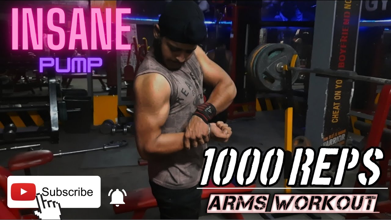 CBUM Arms Workout Exercise 1000 Reps 😱 Insane Pump🔥 cbum arms