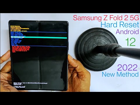 Samsung Galaxy Fold 2 5G Hard Reset Android 12 New Method 2022