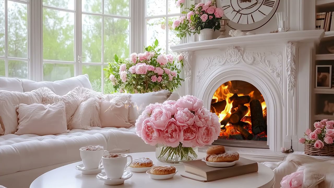 Soft Piano with Crackling Fire Sounds | Cozy Room Ambience for Sleep & Study