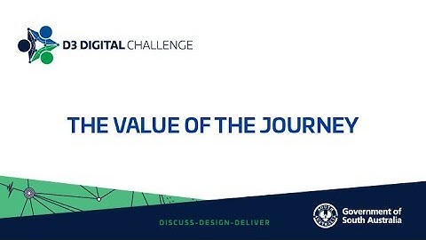 D3 Digital Challenge - Value of the journey