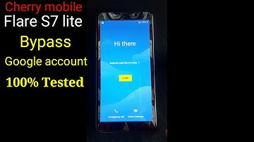 Cherry mobile flare s7 lite bypass google account 100%tested