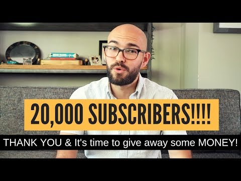 20,000 subscribers!!! Just a quick THANK YOU & GIVEAWAY!! 