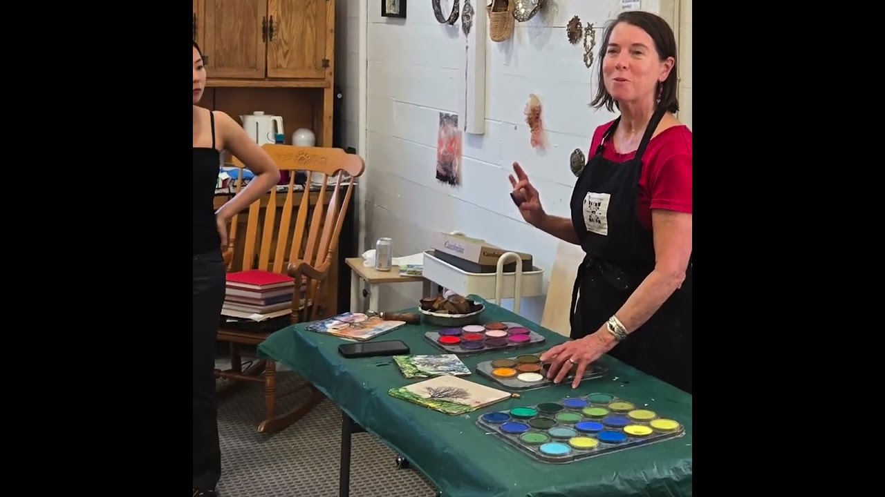 Encaustic landscape workshops