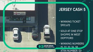 One person in New Jersey is feeling pretty lucky after a big win Tuesday night