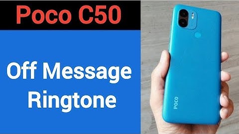 How to turn off message ringtone, Poco C50 me message sound band kaise karen, message problem