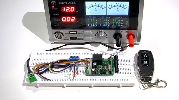 Wireless Relay 1CH 12V 433MHz Memory Fuction ZK1PA-V3